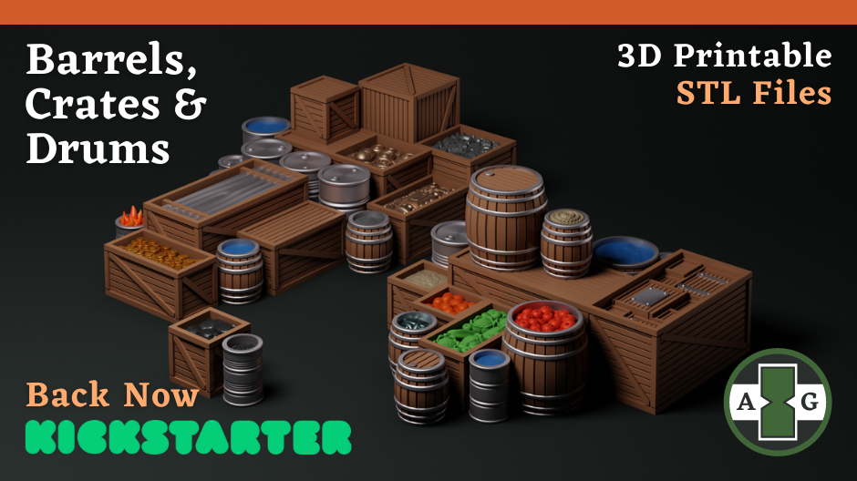 Barrels, Crates & Drums Kickstarter Back Now