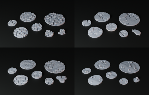 Miniature Base Toppers & Bits: Vol. 1