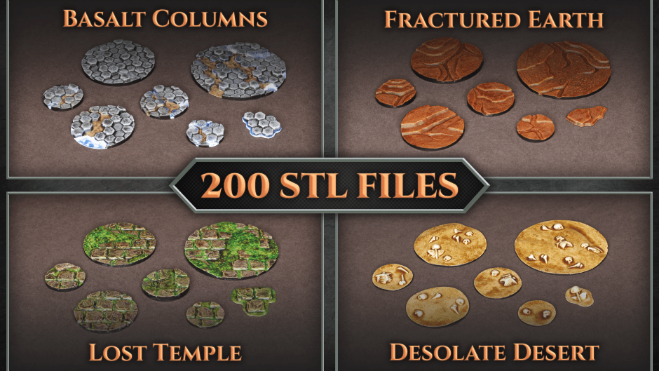 Miniature Base Toppers & Bits: Vol. 1